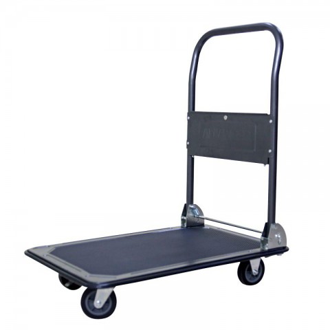 Xe đẩy hàng 4 bánh sàn thép phủ nhám ADVINDEQ HT-170